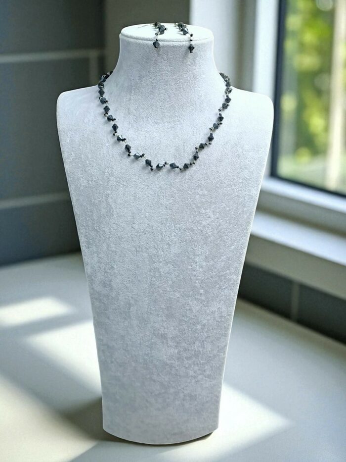 Kristal Kolye Küpe Set